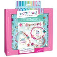 28pc DIY Charm and Bead Jewelry Making Kit for Kids Ages 8 