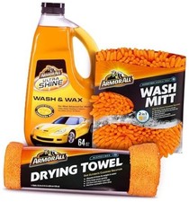 Includes Car Wash Soap, Wash Mitt & Microfiber Towel (3 Piece Kit) Car Wash Kit