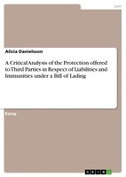 Alicia Danielsson | A Critical Analysis Of The Protection Offered To Third...