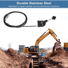 Excavator Throttle Cable Heavy Equipment Replacement Throttle Control Cable