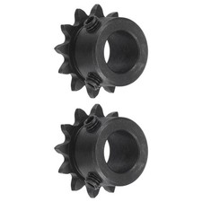 2X 25 Chain Roller Sprocket 12mm Bore 1/4 inch Pitch 12 Tooth Type B Sprocket
