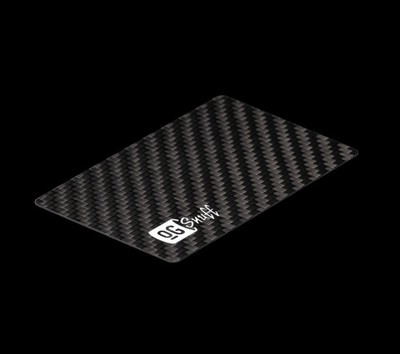 Carbon Fiber OG Snuff Wallet Card Crush Tool Compact Portable Elegant Well Made