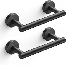 Toilet Paper Holder Wall Mount, Stainless Steel Rustproof Double Post Pivoting T