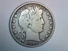 1899  BARBER HALF DOLLAR SOME LETTERS SHOW IN LIBERTY
