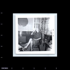 Foto Quadrata Vintage ASTRATTA INSOLITA FANTASMA SURREALE DOPPIA ESPOSIZIONE DONNA 1956