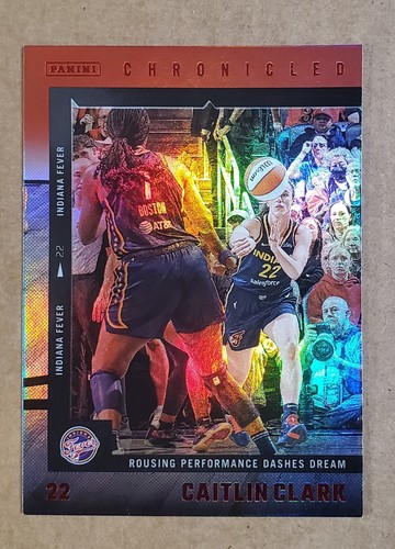 2025 Panini Caitlin Clark Chronicled #38 SP Red Prizm