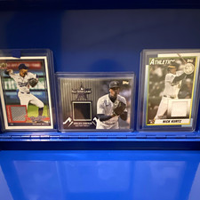 Topps MLB Relic Memorabilia Card Lot of 3 Bet...