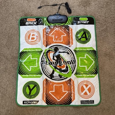 Konami Dance Dance Revolution DDR Mat Xbox 360 Orange and Green