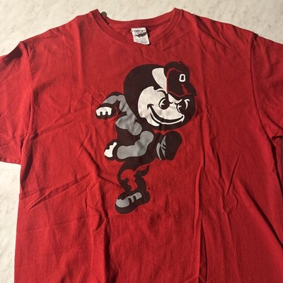 Delta Pro Weight OSU Ohio State Buckeyes Red T-Shirt Men Size Large 