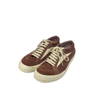 Used Rick Owens Vintage Sneaks Low Cut Vintage Sneakers Brown Size 41 1 2  FTj38