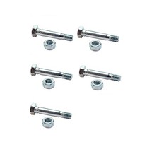 Qty 5: 1-3/4" x 5/16" Shear Pin with Nut Fits MTD Replaces 710-0891