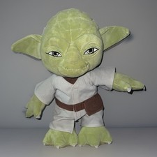 Build a Bear YODA Star Wars 2016 RARE Stuffed 16in Plush Green Toy Teddy Retired