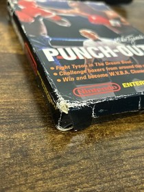 Mike Tyson's Punch-Out *Nintendo NES CIB Completo Rev-A Lanzamiento Temprano Sello Redondo