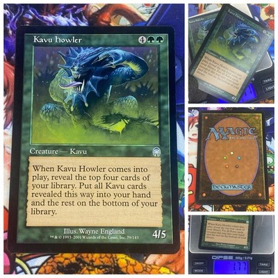 MTG Kavu Howler     NM Magic TCG Apocalypse 2001 Vintage OG Green Staple