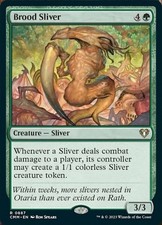 Brood Sliver ~ Near Mint Commander Masters MTG Magic UltimateMTG Green Card