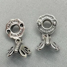 Pandora Friends Forever Butterfly Dangle Charms 790531 (Set of 2)