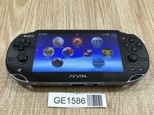 PS Vita PCH-1000 CRYSTAL BLACK Console Japan - Tested Working GE1586