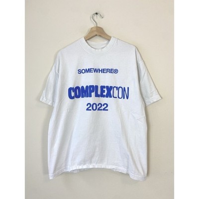 Somewhere Co Complexcon 2022 White Tee Shirt Large