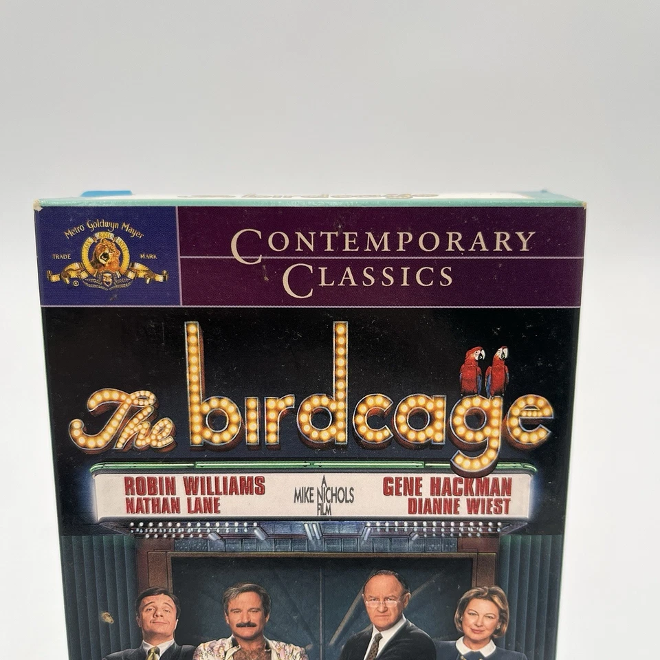 GREAT CONDITION!! The Birdcage (VHS, 1998, Contemporary Classics) MGM Film - Image 2 of 4