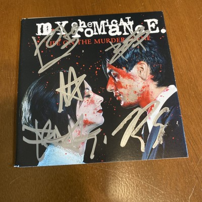 My Chemical Romance signed booklet for Life On the Murder Scene cd