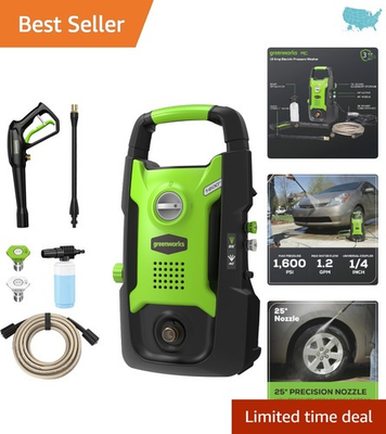 #ad Compact 1.2 GPM Electric Pressure Washer – Perfect for Cars and Patios $174.99