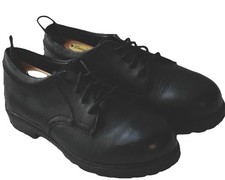 Stride rite James Black Leather Boys