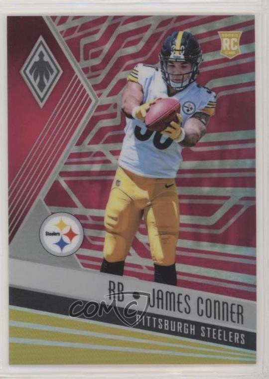 2017 Panini Phoenix Rookies Pink 190/199 James Conner #118 0w8