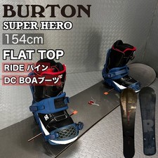 [Con stivali BOA] Burton SUPERHERO 154 cm RIDE RODEO DC SCOUT Snowboard 3 pezzi
