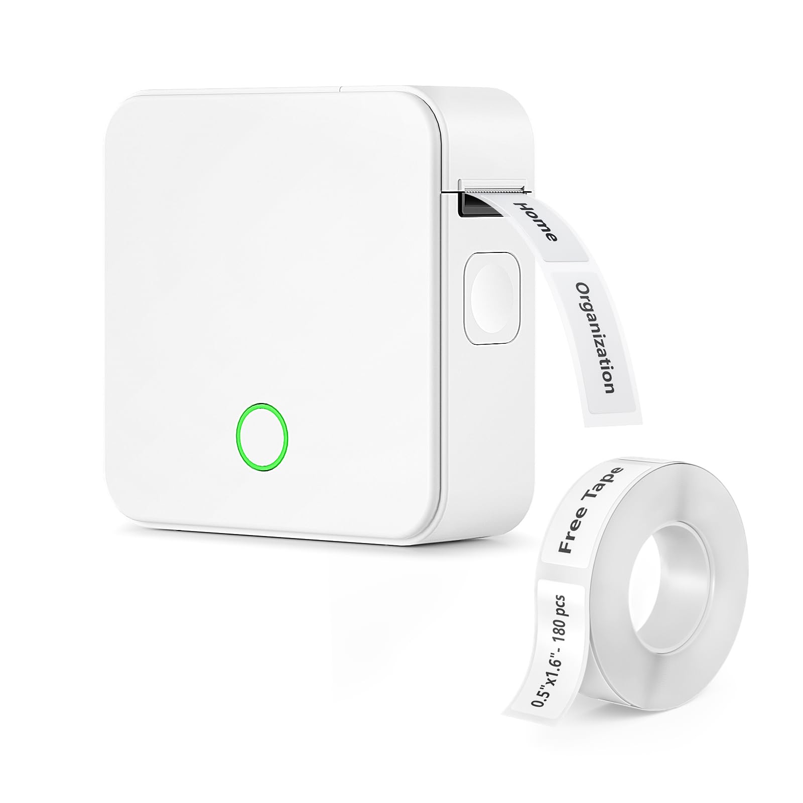 Bluetooth Mini Label Printer Rechargeable Portable Label Maker Machine with Tape P0-image