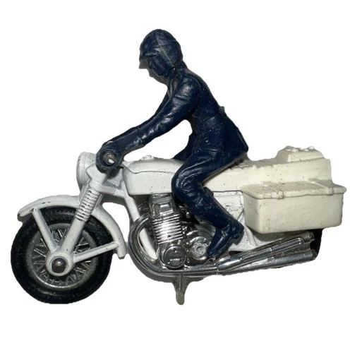 Matchbox Lesney Honda 750 Police Bike 1977 #33 Vintage Collectible Toy Bike