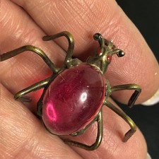 B1232 Vintage Insect Bug Brooch Pin ~1.75