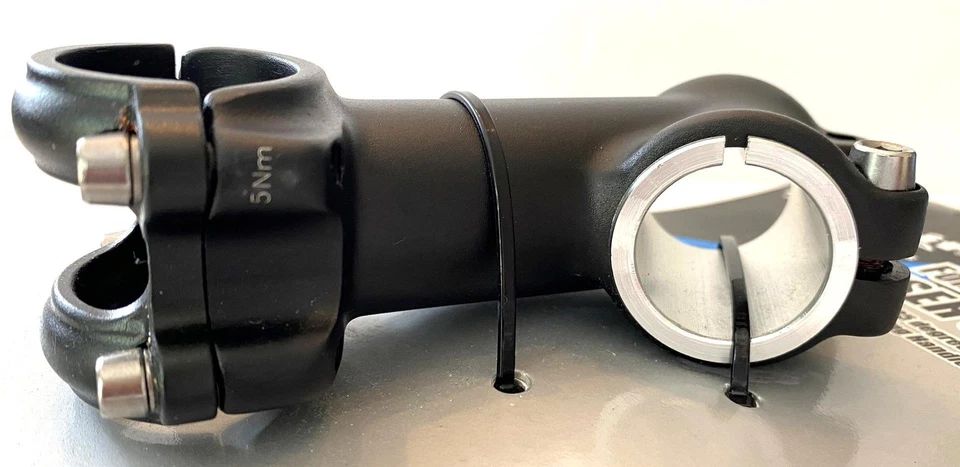 New Summit threadless RISER STEM 90mm 31.8mm Handlebar 1" and 1-1/8" +35° - Image 3 of 4