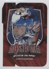 2011-12 ITG Between the Pipes Men 4 Ruby Die-Cut Curtis Sanford #MM-42 0f8