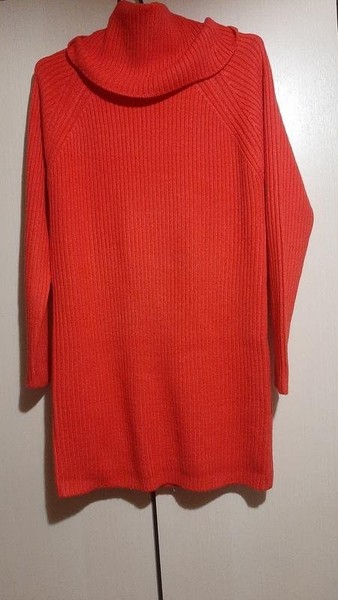 Women French Connection Dress Coral Acrylic 36