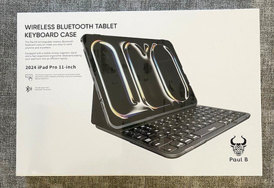 PAUL B Keyboard Case for iPad Pro 11 Inch Brand New