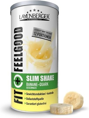 Layenberger Fit+Feelgood Slim Shake Banana Quark 396 g, 12 Portionen
