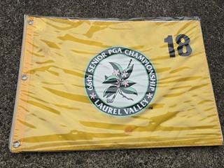 Official 2005 Srnior PGA Championship 18th Hole Pin Flag Laurel Valley NEW