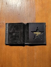 Leather Badge Wallet