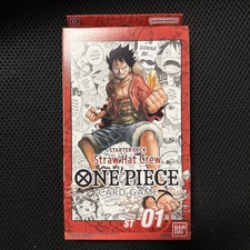 ENGLISH - ONE PIECE TCG: Straw Hat Crew Starter Deck ST-01 New/Sealed