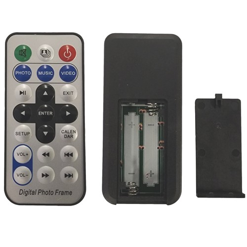 10" Digital Photo Frame Multimedia Player Usb Card Reader Jpeg Mp3 Avi White - Picture 2 of 2