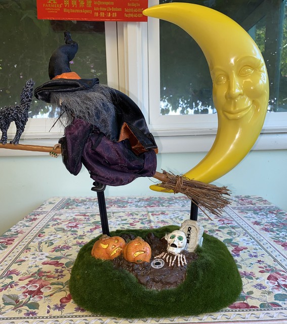 71" Life Size Hanging Animated Talking Witch Halloween Haunted House