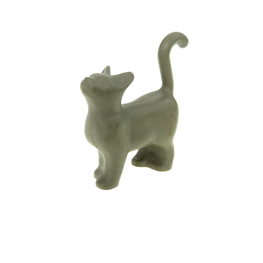 1x Lego Animal Cat Belville Old-Dark Gray Standing House Farm 6175