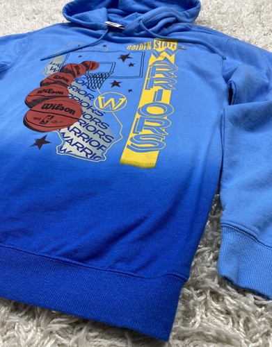 Golden State Warriors Hoodie Men’s Small Blue NBA Basketball NWT - Picture 5 of 9