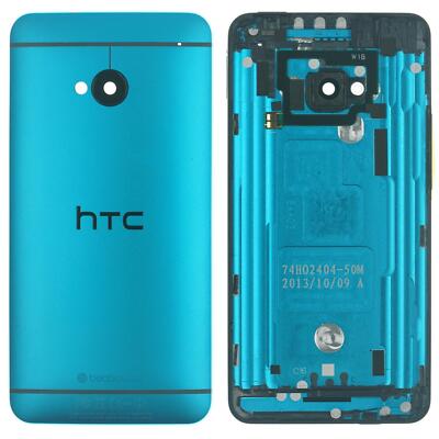 Original HTC ONE M7 Back Cover Gehäuse Akku Deckel Schale, Hell Blau