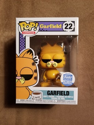 funko garfield with mug