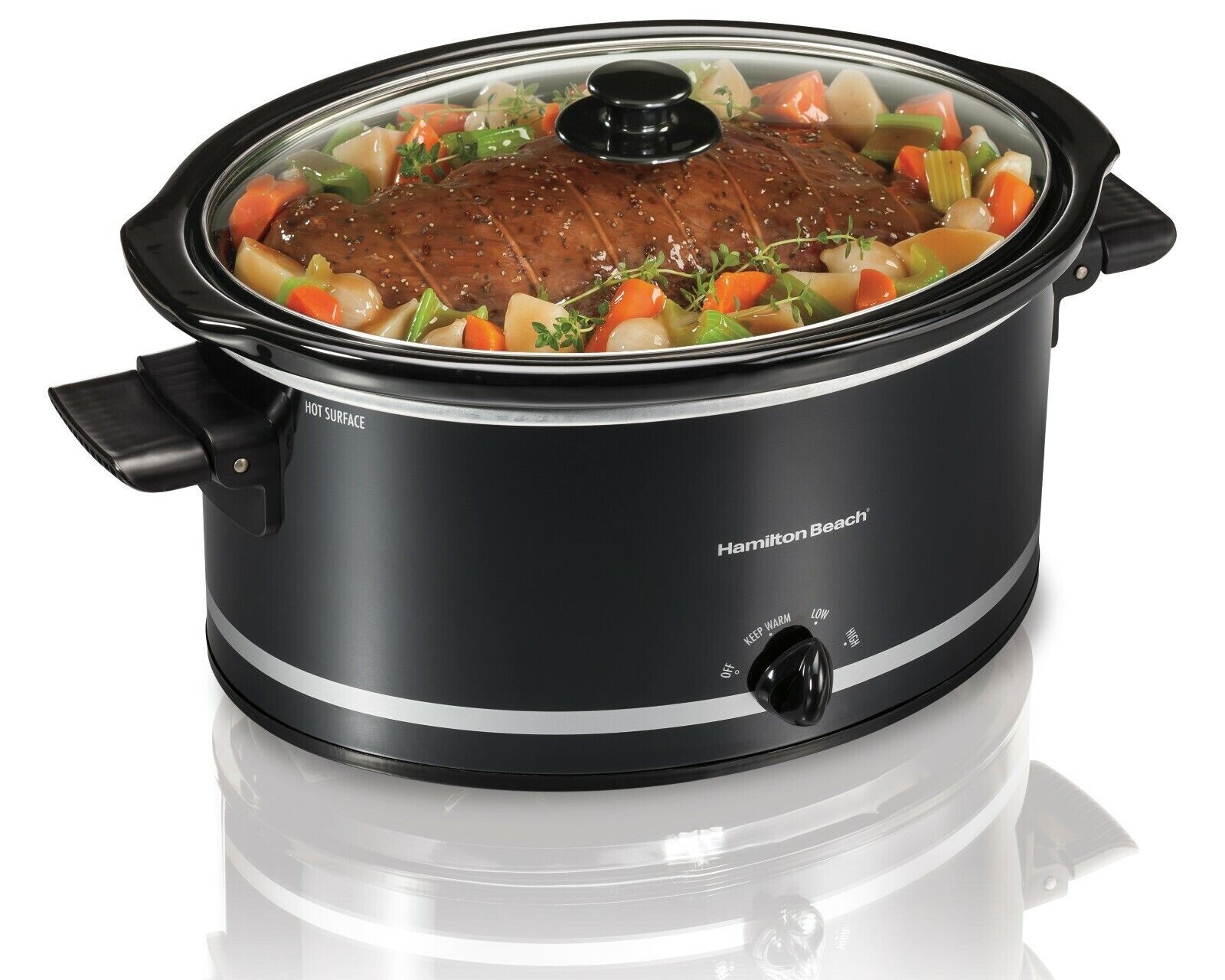 8 Quarts Slow Cooker Extra-Large Capacity Serves Kitchen Kee