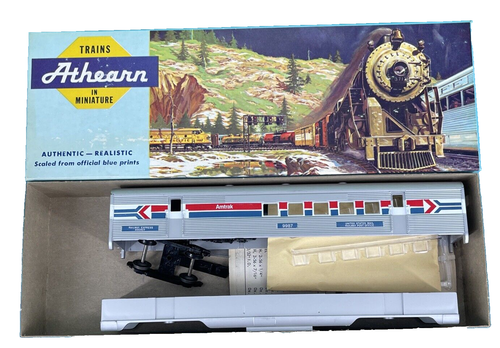 HO Athearn Blue Box 1809 Streamline RPO Mail Car Amtrak 9987 Kit L/N In The Box