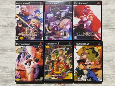 SONY PS2 Fate & Melty Blood & CAPCOM VS SNK 2 & MARVEL VS CAPCOM 2  Fighting Jam