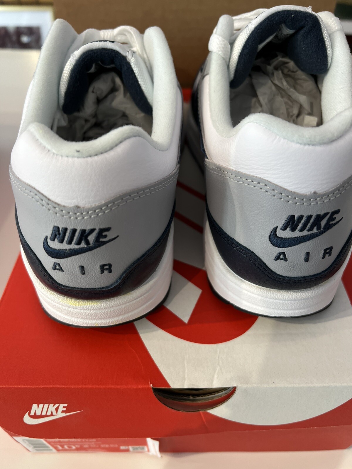 Nike Air Max 1 DH4059-100 White/Obsidian-Grey Size 10.5 New with Box  194954453422 | eBay