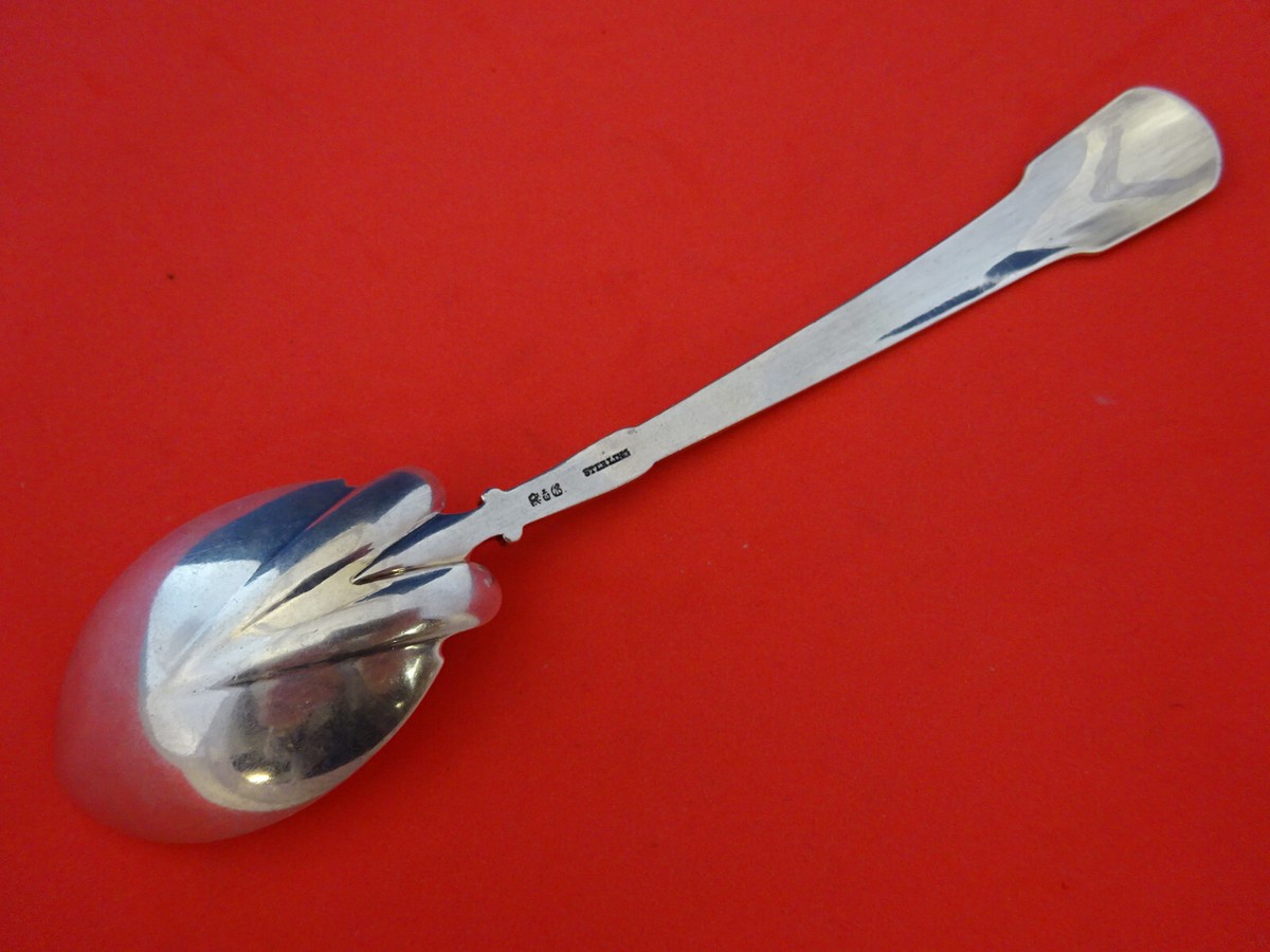 Japanese by Gorham Sterling Silver Ice Cream Spoon Peacock Brite